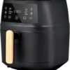 Air Fryer, 6 Qt Air Fryer, Air Fryer Oven With 9 Cooking Functions, Shake Reminder, Powerful 900W Electric Hot Air Fryer Oil-Free Cooker, Dishwasher Safe Nonstick Pan