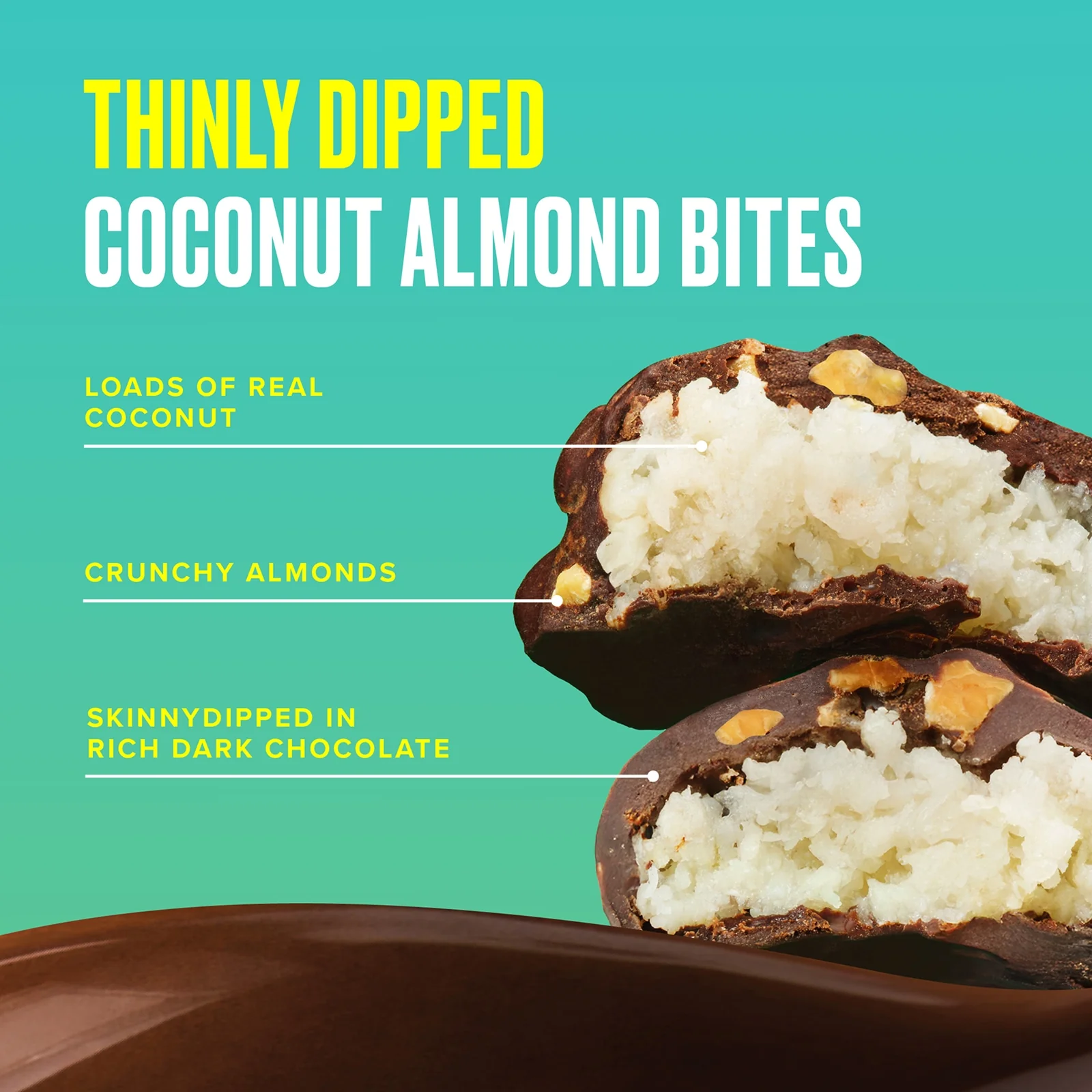 DARK CHOCOLATE COCONUT ALMOND BITES - Image 4